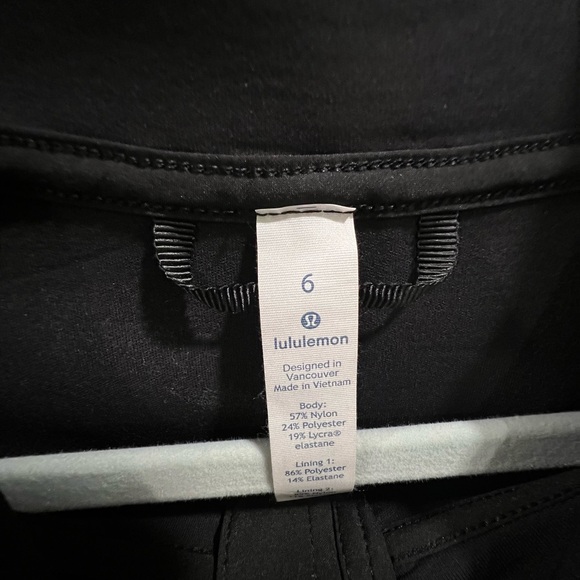 Lululemon Athletica Embrace The Space Black Zip-Up Jacket Excellent Condition - Picture 6 of 8